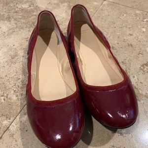 Cole Haan ballet flats Cranberry color; size 8B